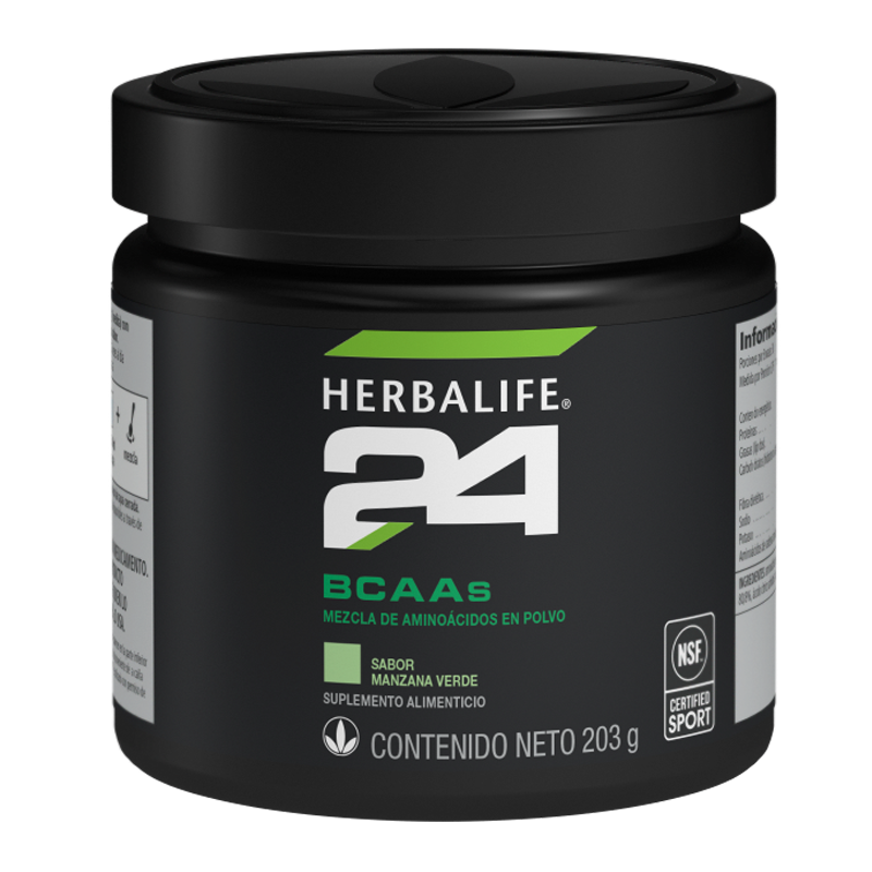 Herbalife® 24 BCAAs Mezcla de Aminoácidos en Polvo sabor manzana verde 203 g