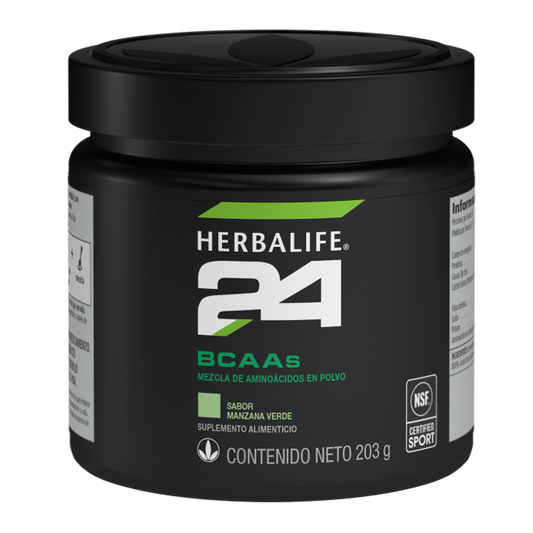 Herbalife® 24 BCAAs Mezcla de Aminoácidos en Polvo sabor manzana verde 203 g