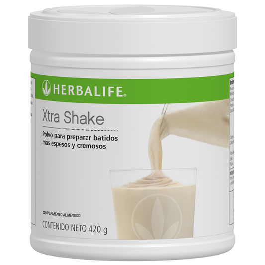 Xtra Shake Polvo para Preparar Batidos más Espesos y Cremosos sabor natural 420 g